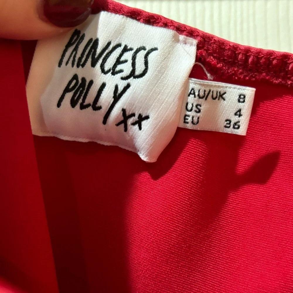 Princess Polly Love Song Draped Crop Top - Picture 3 of 7